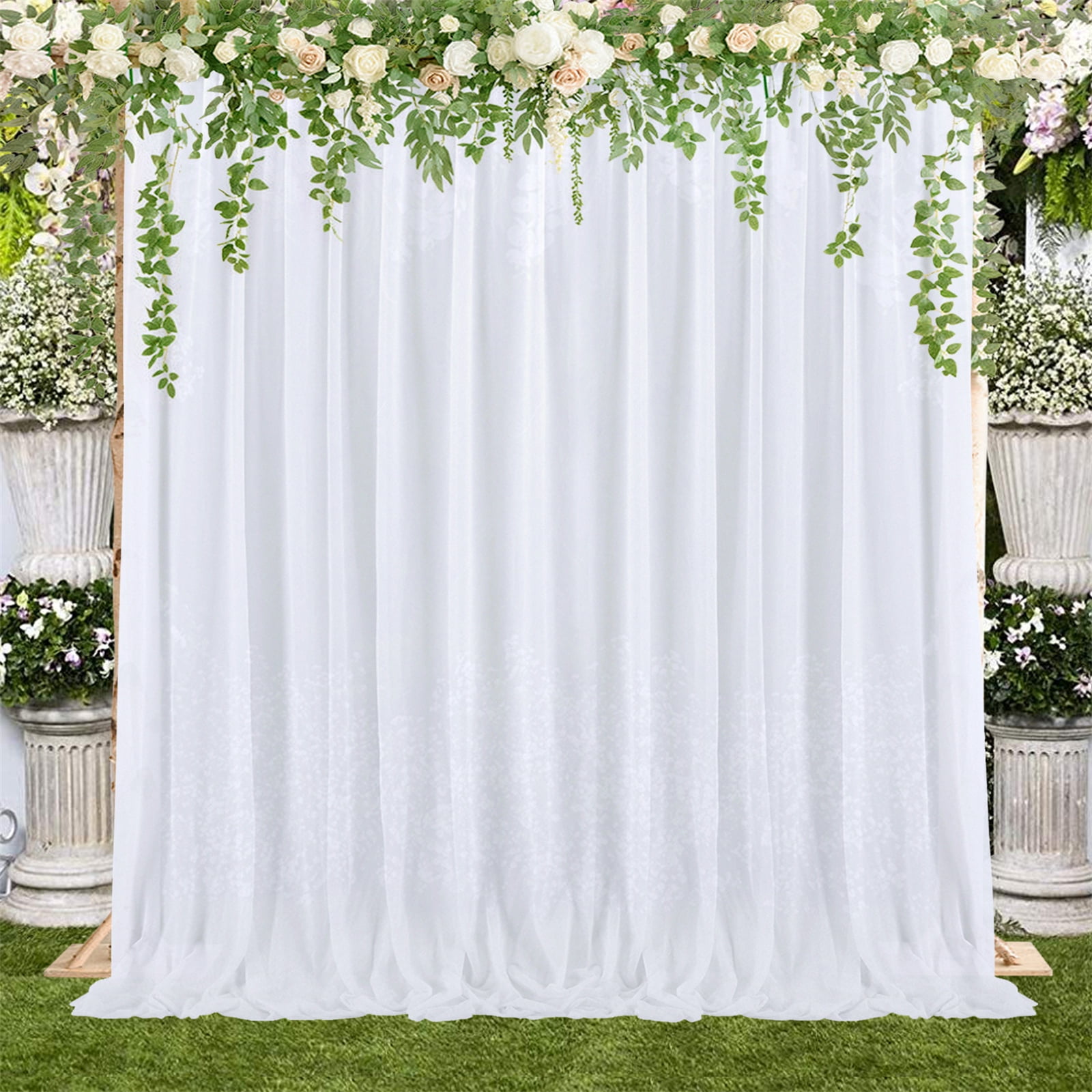 Wedding Background Decoration Fabric Screen For Whith Indoor Arch