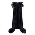 thumbnail image 6 of Halloween Costumes for Men, Men's Halloween Feather Shawl, Dark Forest Cloak Costume with Dramatic Cape, Vintage Role Play Outerwear for Halloween Parties, Stage Performances Dress Up, 6 of 6