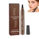 thumbnail image 1 of 2024 Lápiz de cejas natural actualizado, lápiz de cejas líquido impermeable, lápiz de cejas de 4 puntas, crea cejas de aspecto natural sin esfuerzo, impermeable y a prueba de manchas crea natural, 1 u, 1 of 7