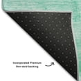 thumbnail image 7 of Dalyn Rugs Premium Machine Washable Mayfield AMF688 Teal 3' x 5' Rug, 7 of 7