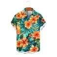 thumbnail image 6 of Iyufng Mens Hawaiian Shirts Short Sleeve Casual Shirts Button Down Beach Summer Shirt for Men, 6 of 7