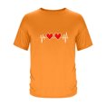 thumbnail image 3 of Tops para hombre, blusas y camisas de manga corta con cuello redondo para hombre, camisetas casuales con estampado de moda para hombre, blusa de manga corta, blusa de poliéster para hombre., 3 of 4