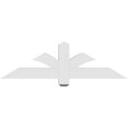 thumbnail image 4 of 48"W x 14"H x 4"D x 4"F, 7/12 Pitch, Redmond Architectural Grade PVC Gable Bracket, 4 of 8