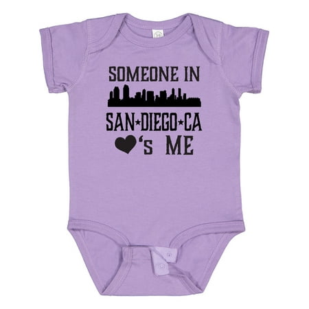 

Inktastic San Diego California Someone Loves Me Skyline Gift Baby Boy or Baby Girl Bodysuit