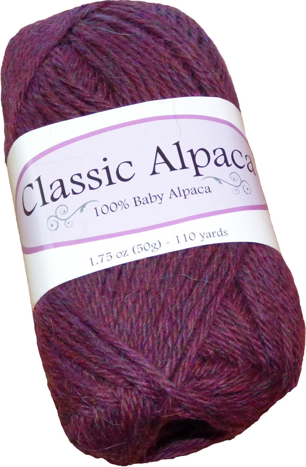 Classic Alpaca 100 Baby Alpaca Yarn 1820 Mixed Berries Purple 50g/110