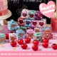 thumbnail image 5 of JOYIN Set de 28 juguetes antiestrés squishy con forma de corazón para San Valentín, 5 of 8