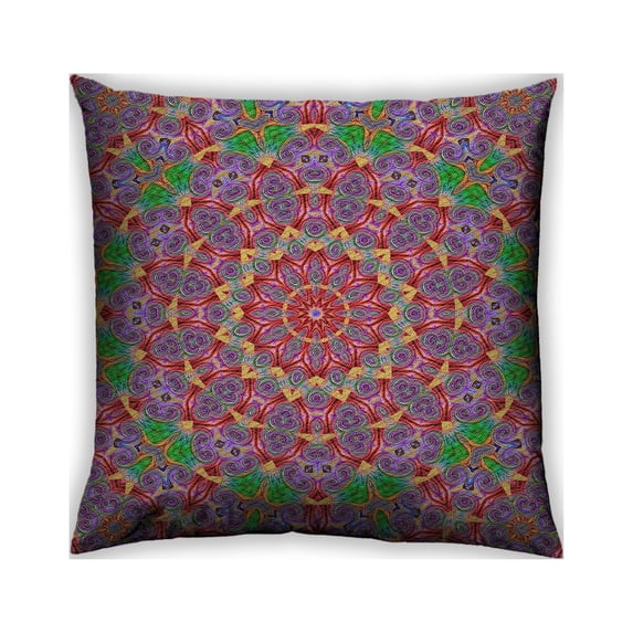 Ahgly Company Indoor Square Patterned Throw Pillow, 18 inch by 18 inch