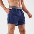 thumbnail image 4 of Sweatpants Men Mens Tight Fitness Running Stretch Basketball Base Training Compression Pants Pantalons De Sport Homme Navy L, 4 of 4