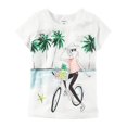 thumbnail image 1 of Carter's Little Girls' Beach Girl Graphic Tee, 2 Toddler, 1 of 1