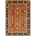 thumbnail image 1 of Ahgly Company Indoor Rectangle Mid-Century Modern Brown Sand Brown Oriental Area Rugs, 4' x 6', 1 of 6