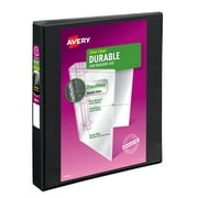 Avery Durable View Binder, 1" EZD Ring, Black (09300)