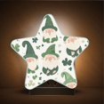 thumbnail image 2 of WOBOGO Dwarf in Green Hat Pattern LED Star Night Light 0.2 Watt Wall Plug Dusk to Dawn Auto Switch Adjustable Brightness Soft White Light, 2 of 6