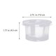 thumbnail image 2 of 50pcs tazones de plástico simples tazas de mermelada contenedores de budín suministros para el hogar HOMEMAXS 14277423-MX, 2 of 6