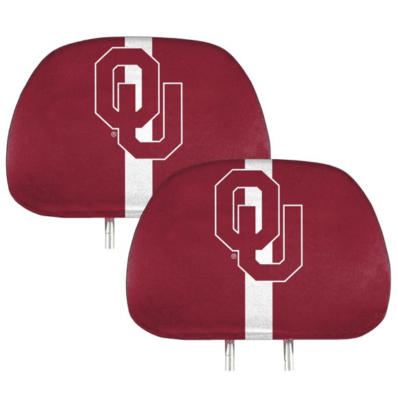 Fanmats 62064 Oklahoma Sooners Juego De Fundas Para Reposacabezas Impresas - 2 Piezas