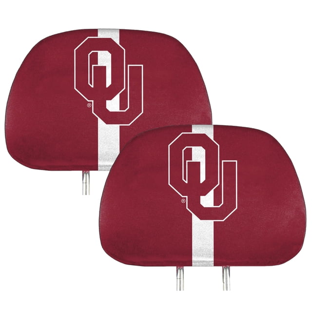 Fanmats 62064 Oklahoma Sooners Juego De Fundas Para Reposacabezas Impresas - 2 Piezas