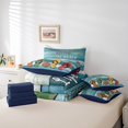 thumbnail image 4 of Erosebridal Slippers Seashell Bedding Queen Size,Rustic Lodge Comforter Sets with Sheets,Ocean Decor,Reversible,Lightweight,7 Pieces, 4 of 5