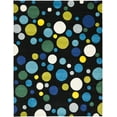 thumbnail image 7 of SAFAVIEH Soho Dots Polka Dots Wool Area Rug, Black/Multi, 9'6" x 13'6", 7 of 7