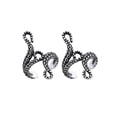 thumbnail image 1 of Pendientes abiertos de plata esterlina Silvora Tentáculo de Pulpo No-Piercing Joyería de oreja ajustable para Halloween Cosplay Party, 1 of 8