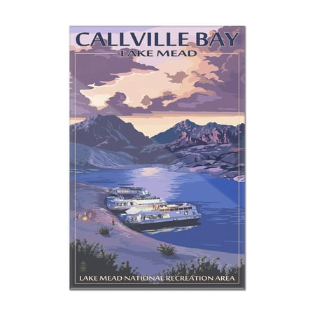 Callville Bay - Lake Mead National Recreation Area - Lantern Press Poster (8x12 Acrylic Wall Art Gallery (Best Lakes In Bay Area)