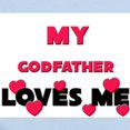 thumbnail image 2 of CafePress - My GODFATHER Loves Me Infant Bodysuit - Baby Light Bodysuit, Size Newborn - 24 Months, 2 of 4