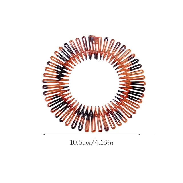 U-Part Perruque Peigne Clip Perruques Accessoires Cheveux Tissage Peignes Fil Résistant à l'Usure Coloré à la Mode Fournitures Accessoire à la Maison Jaune Léopard