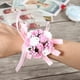 thumbnail image 3 of Boda nupcial dama de honor muñeca ramillete fiesta baile baile mano cinta flor #3 rosa blanco, 3 of 5