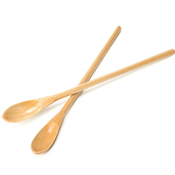 4 PC Coffee Spoons Stirring Spoon Wooden Coffee Spoon Big Mug Spoon Coffee Scoop Long Handle Wooden Spoon