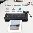 thumbnail image 4 of eccomum Thermal Laminator Desktop A4 Laminator Machine with Laminating Punching Paper Cutting Function Automatic Laminator Paper Trimmer for Home School Office 300mm/min, 4 of 7