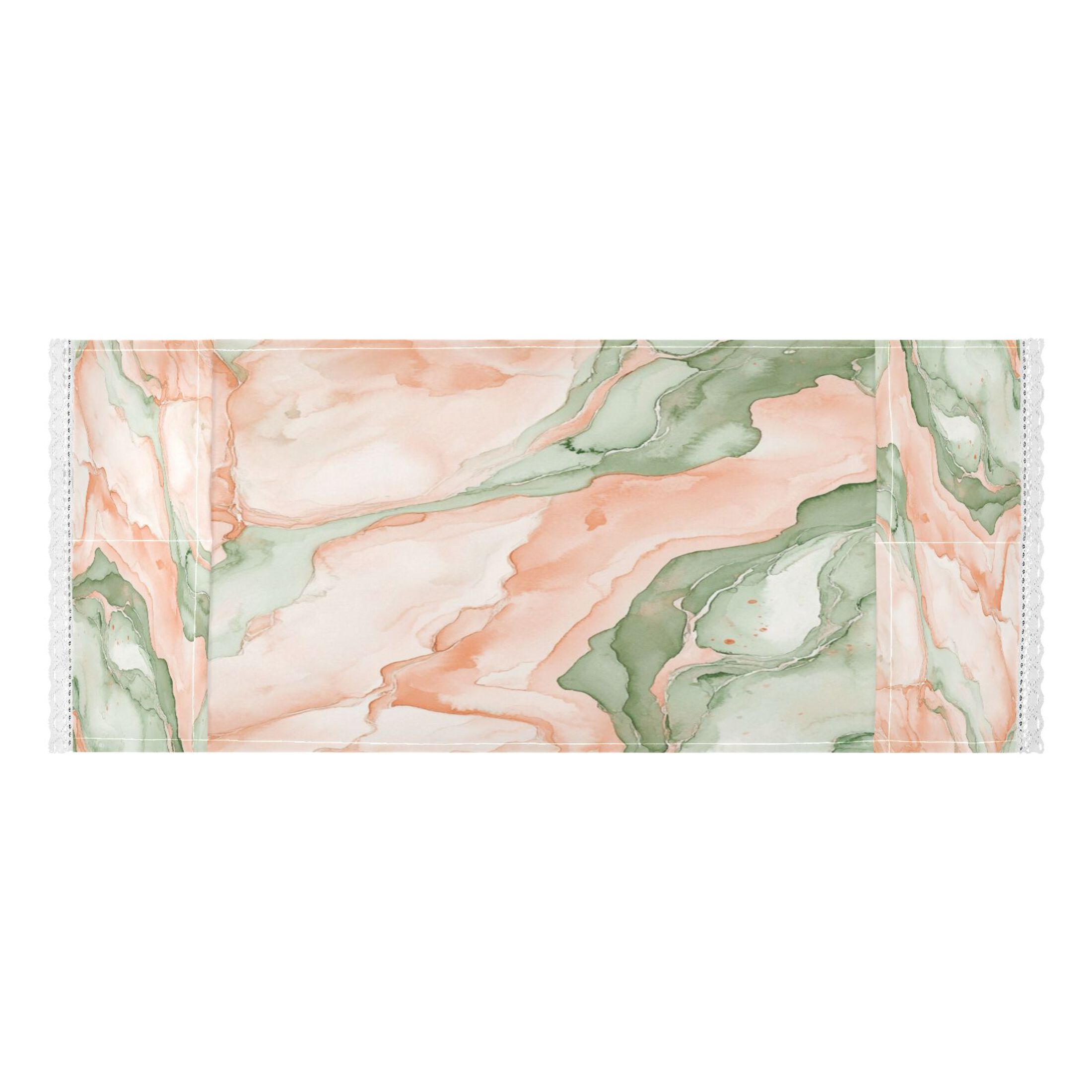 Dustproof Washing Machine Cloth Washer and Dryer Top Covers, Fridge Dust Cover, With Storage Bags Watercolor Marble Pattern