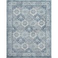 thumbnail image 3 of Transitional 5x8 Area Rug (5'3'' x 7'7'') Oriental Navy, Cream Living Room Easy to Clean, 3 of 8