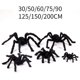 thumbnail image 3 of Araña negra gigante de felpa para decoración de Halloween, juguete gigante de Horror para interior y exterior, Casa Encantada, novedad, 3 of 4
