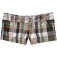 thumbnail image 1 of Aeropostale Womens Lightweight Khaki Casual Chino Shorts, Verde, 11/12, 1 of 1