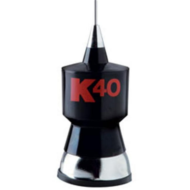 K40 Electronics K-40 CB Antenna Blk Stainless Steel Whip 57.25 17-7 K40 Electronics K-40 CB Antenna Blk Stainless Steel Whip 57.25 17-7
