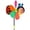 C#02, variant on Decorative Garden Windmill, Plastic Yard Spinner, Colorful Outdoor Pinwheel Ornament with Tail for Front Door Lawn Patio Holiday Landscape Decoration