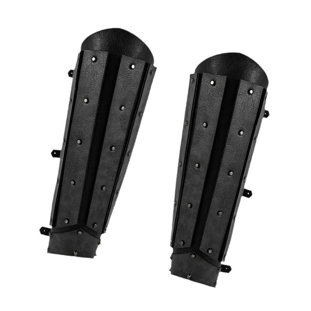 Milaget Pirate Boot Covers Fashion Gothic Leg Guards for Photo Props Party Larp Black