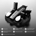thumbnail image 2 of AWCBBT Afeitadora el&eacute;ctrica para hombres: kit 3 en 1 con afeitadora el&eacute;ctrica, recortadora de vello nasal con pantalla LED, kit inal&aacute;mbrico para el cuidado del bigote,, 2 of 7