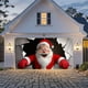 thumbnail image 4 of CaiYueKe Santa Claus Garage Door Cover Christmas Decoration Outdoor Indoor Holiday Decor for Home Front Door Window Wall Party Festive Seasonal Display, 4 of 6