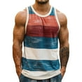 thumbnail image 3 of Tank Top Men Workout Sleeveless Undershirts Workout Shirts for Men Soft Casual Muscle Shirt Base Layer Shirt Loose Fit Fitness Clothing, 3 of 3