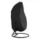 thumbnail image 1 of Nvzi Funda para columpio, impermeable, para jardín, patio, asiento de columpio, para exteriores, resistente a la lluvia, al polvo, anti-UV, 45 x 75 pulgadas (negra 210D), 1 of 5