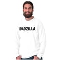 thumbnail image 3 of Funny Fathers Day Gift Dadzilla Men's Long Sleeve Tee T Shirt Brisco Brands X, 3 of 6