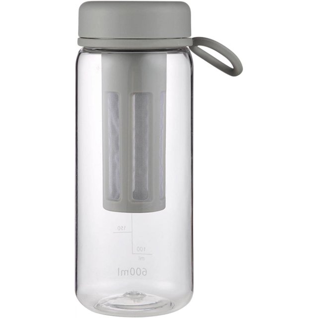 Iced Coffee Maker, 600ml Cold Brew Maker, Iced Coffee Machine, Cold Coffee Pitcher, Cold Brew Coffee Set with Scale, Portable Cold Brew Jar, Kitchen Supplies for Outdoor Sports Travel Hiking Camping