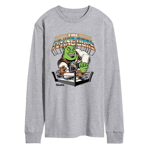 Shrek - Flying Ogre Men's Long Sleeve Graphic T-Shirt