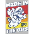 thumbnail image 2 of Men's Nintendo Raccoon Mario Made in the 80's  Graphic Tee Athletic Heather 3X Large, 2 of 5