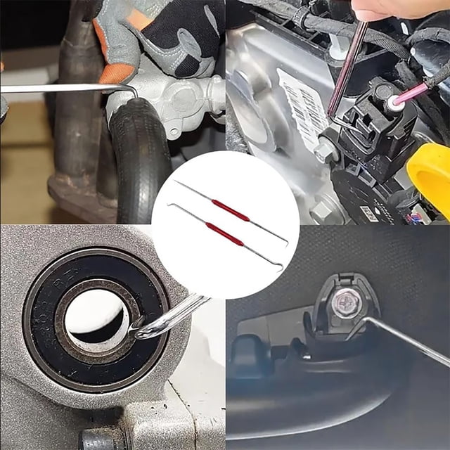 AKEGAMN Clearance! Lock Pick Set Stainless Lock Padlock Set Clock Locks Picking Set For Gate School Gym Locker Fence Toolbox Hasp Storage While many locks that can be combed have different pin spaci