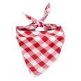 thumbnail image 4 of Red Plaid Drool Bib, Buffalo Check Fall Bandana for Dogs, Washable Cotton Fall Pet Scarf for Small Pets, Christmas Pet Bandana Holiday Gift for Puppy Kitten, Lightweight Triangle, 4 of 8