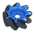 thumbnail image 2 of Rouleaux en Caoutchouc TPU, Conception à Double Roulement Moyeu en Acier SPCC Résistant à l'Usure Roue Omnidirectionnelle Haute Précision Flexible pour Applications de Robot Industriel Droit, 2 of 8