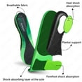 thumbnail image 2 of Orthopaedic Insole Thickened Arch Support Shoes Pad for Flat Feet Sport Shock Absorption High Elastic Wear Resistant Foot Cushion, 2 of 6