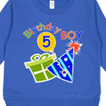 thumbnail image 3 of Inktastic Birthday Boy 5th Birthday Toddler Sweatshirt, 3 of 4