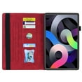 thumbnail image 2 of Case for iPad 10th Generation 10.9 Inch 2022, TECH CIRCLE Slim Premium PU Leather Folding Multi-Angle Stand Cover with Front Pocket & Pencil Holder Cover for Apple iPad 10.9 Inch 2022, Red, 2 of 7