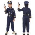 thumbnail image 2 of Disfraz de Halloween para niños, disfraz de policía pequeña, disfraz de fantasía, ropa de fiesta de graduación, 2 of 8